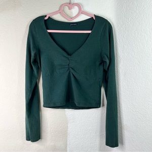 Dark Green Brandy Melville Long Sleeve